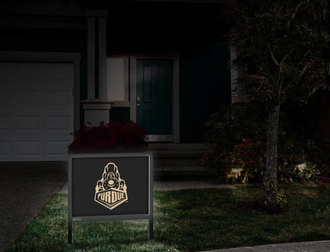 Purdue Athletics Mark Black Yardsy Sign