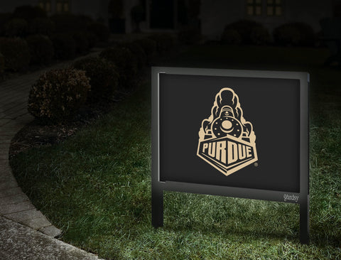 Purdue Athletics Mark Black Yardsy Sign