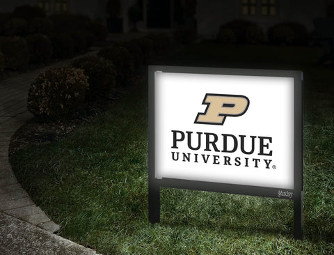 Purdue University Signature Mark White Yardsy Sign