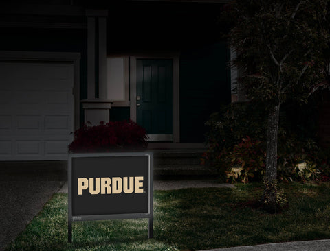 Purdue Black Yardsy Sign