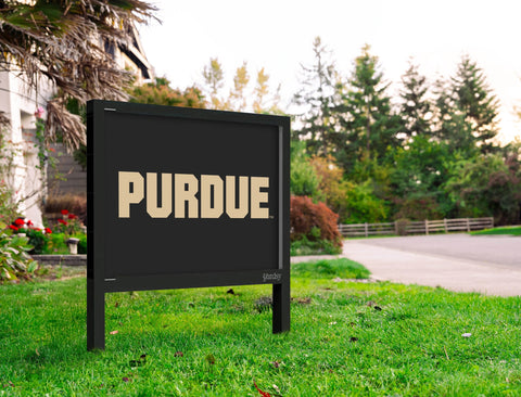 Purdue Black Yardsy Sign