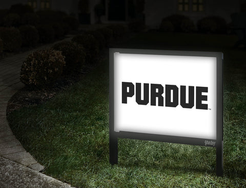 Purdue White Yardsy Sign