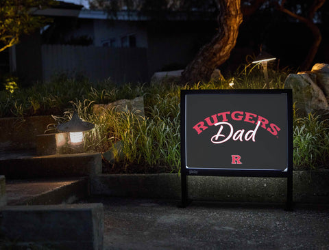 Rutgers Dad Yardsy Sign yard sign
