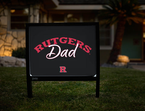 Rutgers Dad Yardsy Sign yard sign