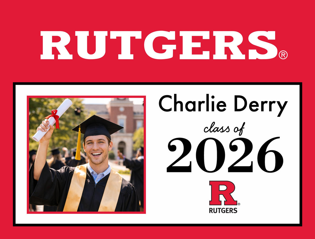 Rutgers Graduate Custom Yardsy Sign