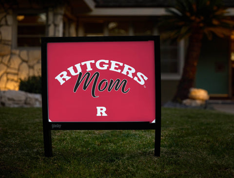 Rutgers Mom Yardsy Sign yard sign