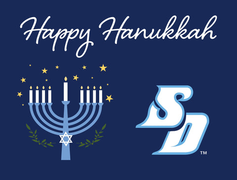 San Diego Happy Hanukkah Yardsy Sign yard sign