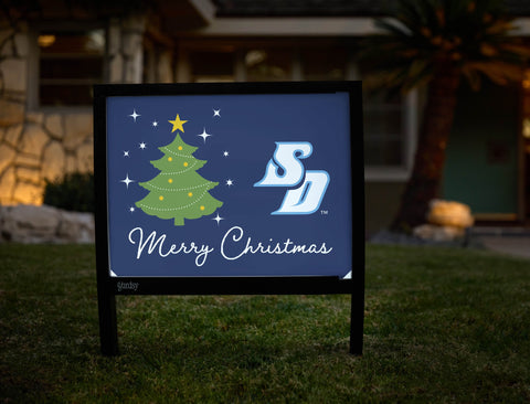 San Diego Merry Christmas Yardsy Sign yard sign