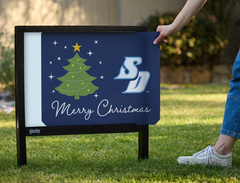 San Diego Merry Christmas Yardsy Sign yard sign