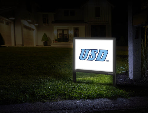 USD Torero Blue Mark White Yardsy Sign