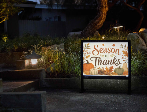 Season Of Thanks Arrangement Yardsy Sign yard sign