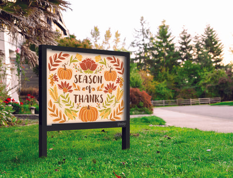 Season Of Thanks Floral Yardsy Sign Yard.Jpg