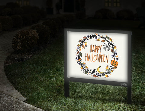Sid28685J Halloween Wreath Ii Walkway
