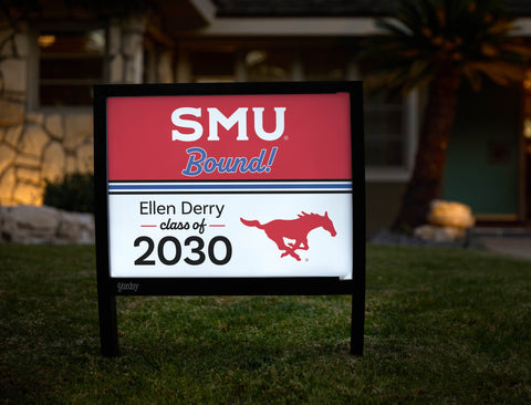 SMU College Bound Custom Yardsy Sign yard sign