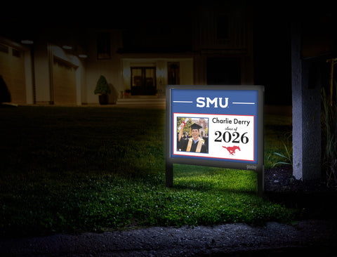 Smu Graduate Custom Yardsy Sign yard sign