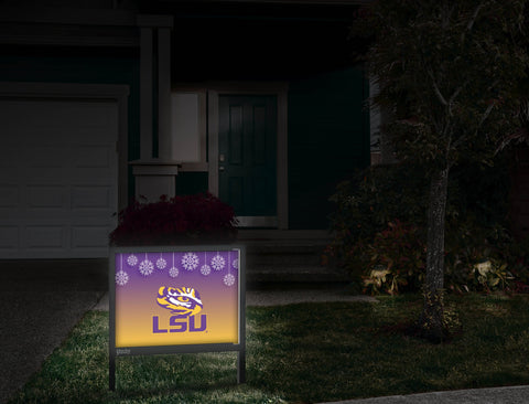 Snow Flakes Lsu Front Door