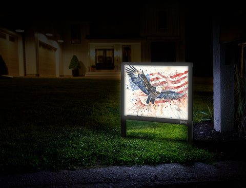 Soaring Eagle American Flag Mailbox