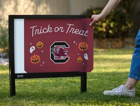 South Carolina Halloween Trick Or Treat Yardsy Sign yard sign
