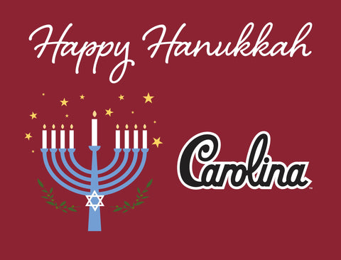 South Carolina Happy Hanukkah Yardsy Sign yard sign
