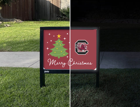 South Carolina Merry Christmas Yardsy Sign yard sign