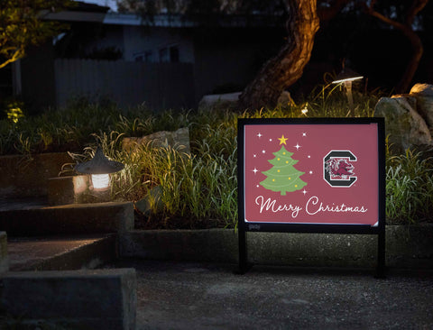 South Carolina Merry Christmas Yardsy Sign yard sign