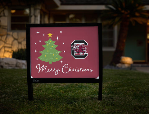 South Carolina Merry Christmas Yardsy Sign yard sign