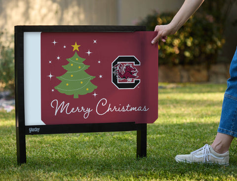 South Carolina Merry Christmas Yardsy Sign yard sign