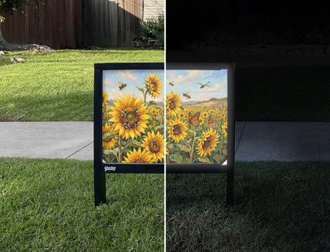 Springtime Sunflowers Yardsy Sign yard sign