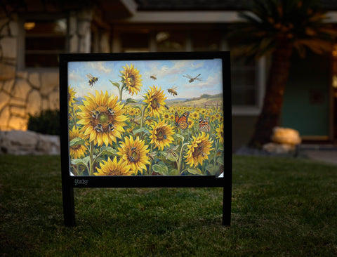 Springtime Sunflowers Yardsy Sign yard sign