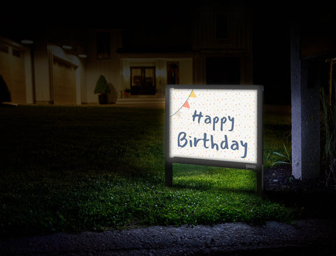 Sprinkle Birthday Yardsy Sign Mailbox