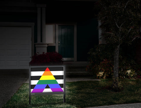 Straight Ally Pride Flag Front Door