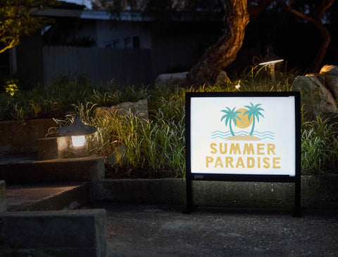 Summer Paradise Yardsy Sign yard sign