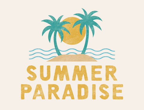 Summer Paradise Yardsy Sign yard sign