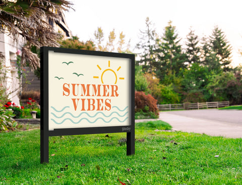 Summer Vibes Yardsy Sign Yard