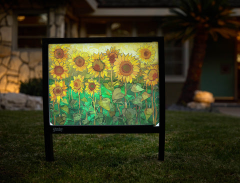 Sunflower Field Garden Decoration Yardsy Sign - Hero