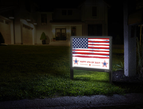 Tattered July 4Th Mailbox