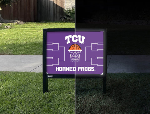Tcu Basketball Yardsy Sign yard sign
