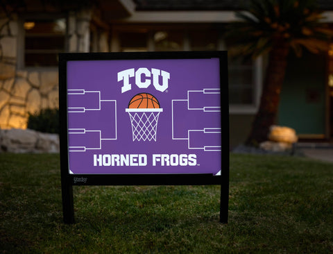 Tcu Basketball Yardsy Sign yard sign