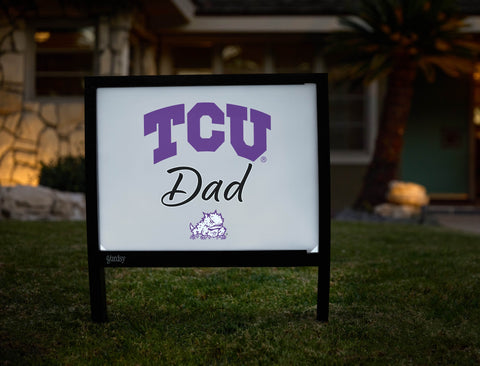 TCU Dad Yardsy Sign yard sign
