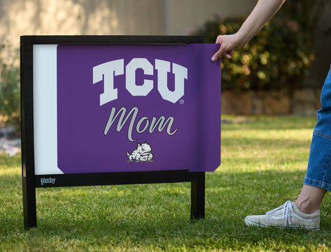 TCU Mom Yardsy Sign yard sign