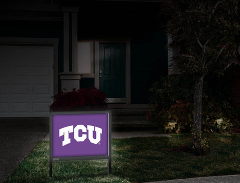 TCU Primary Mark Purple Yardsy Sign