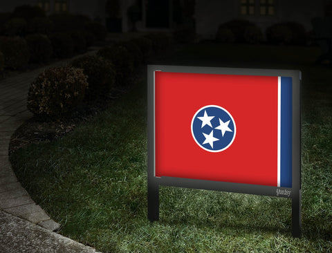 Tennessee Flag Yardsy Sign Walkway