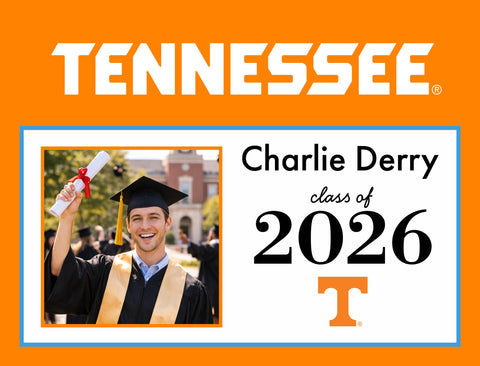 Tennessee Graduate Custom Yardsy Sign yard sign