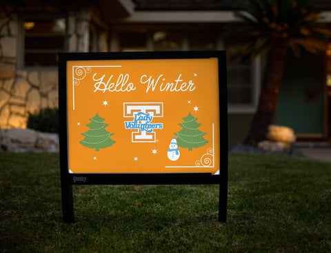 Tennessee Hello Winter Yardsy Sign yard sign