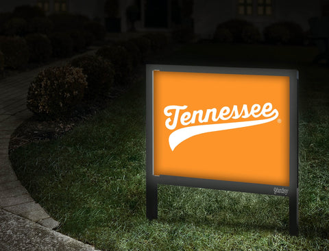 Tennessee Vols Underline Orange Yardsy Sign