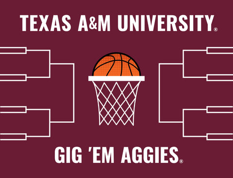 Texas A&m Basketball V2 Yardsy Sign yard sign