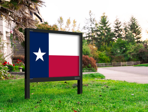 Texas Flag Yardsy Sign Yard