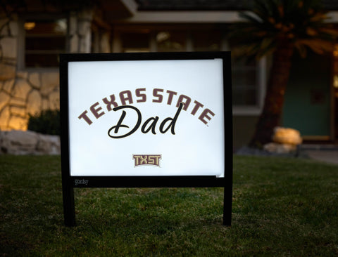 Texas State Dad Yardsy Sign yard sign