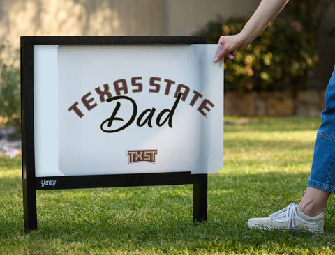 Texas State Dad Yardsy Sign yard sign