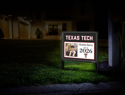 Texas Tech Graduate Custom Yardsy Sign yard sign